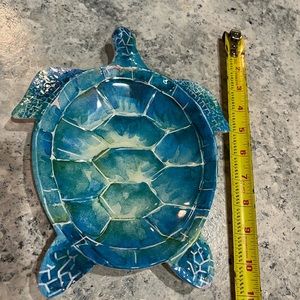Sea turtle plate platter